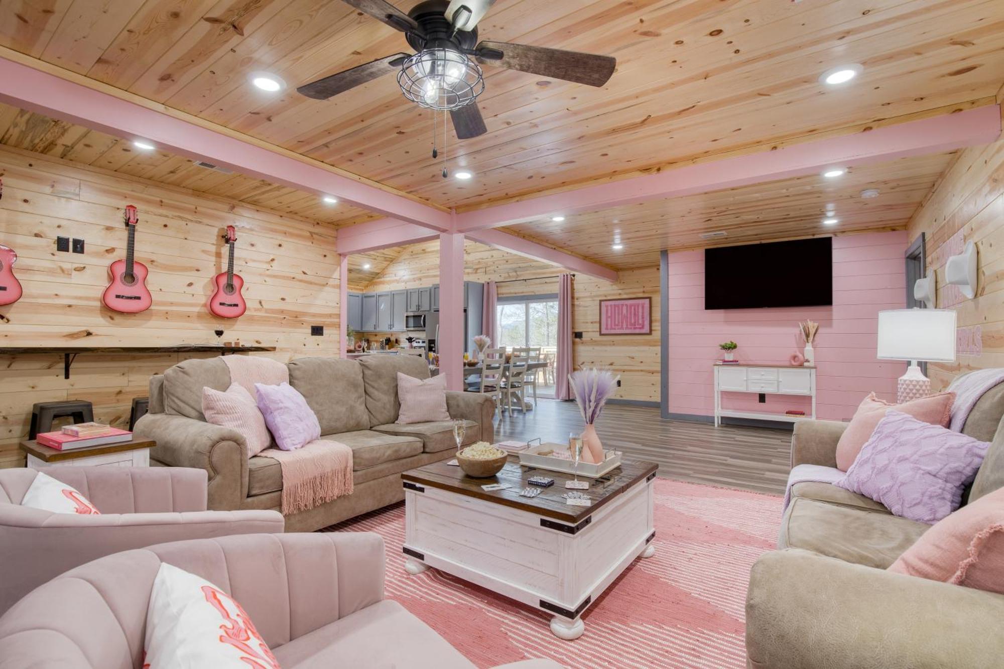 Pink Pines Avantstay Luxury Aesthetic Dream Home Indoor Pool Hot Tub Pigeon Forge Exteriör bild