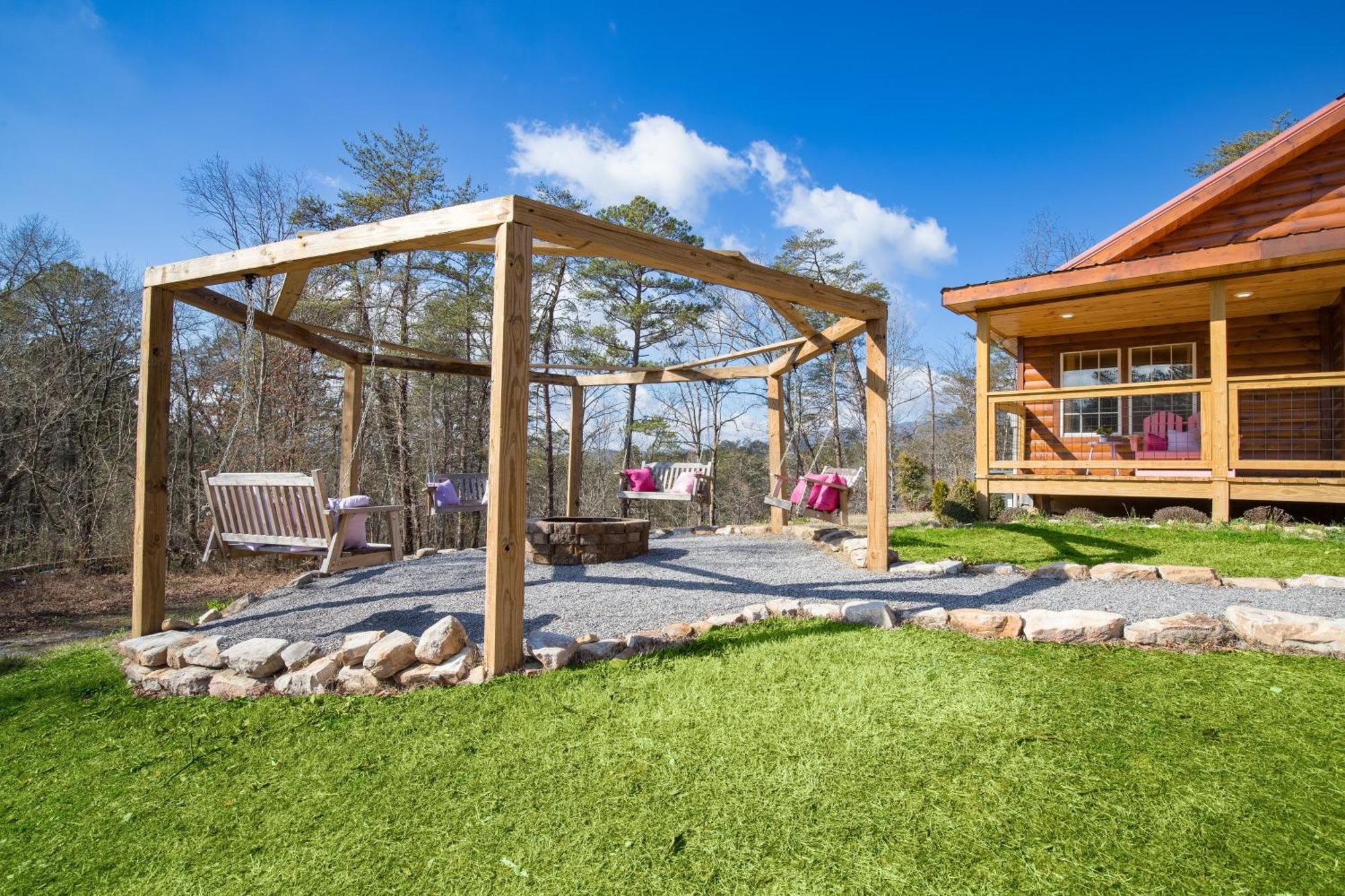 Pink Pines Avantstay Luxury Aesthetic Dream Home Indoor Pool Hot Tub Pigeon Forge Exteriör bild