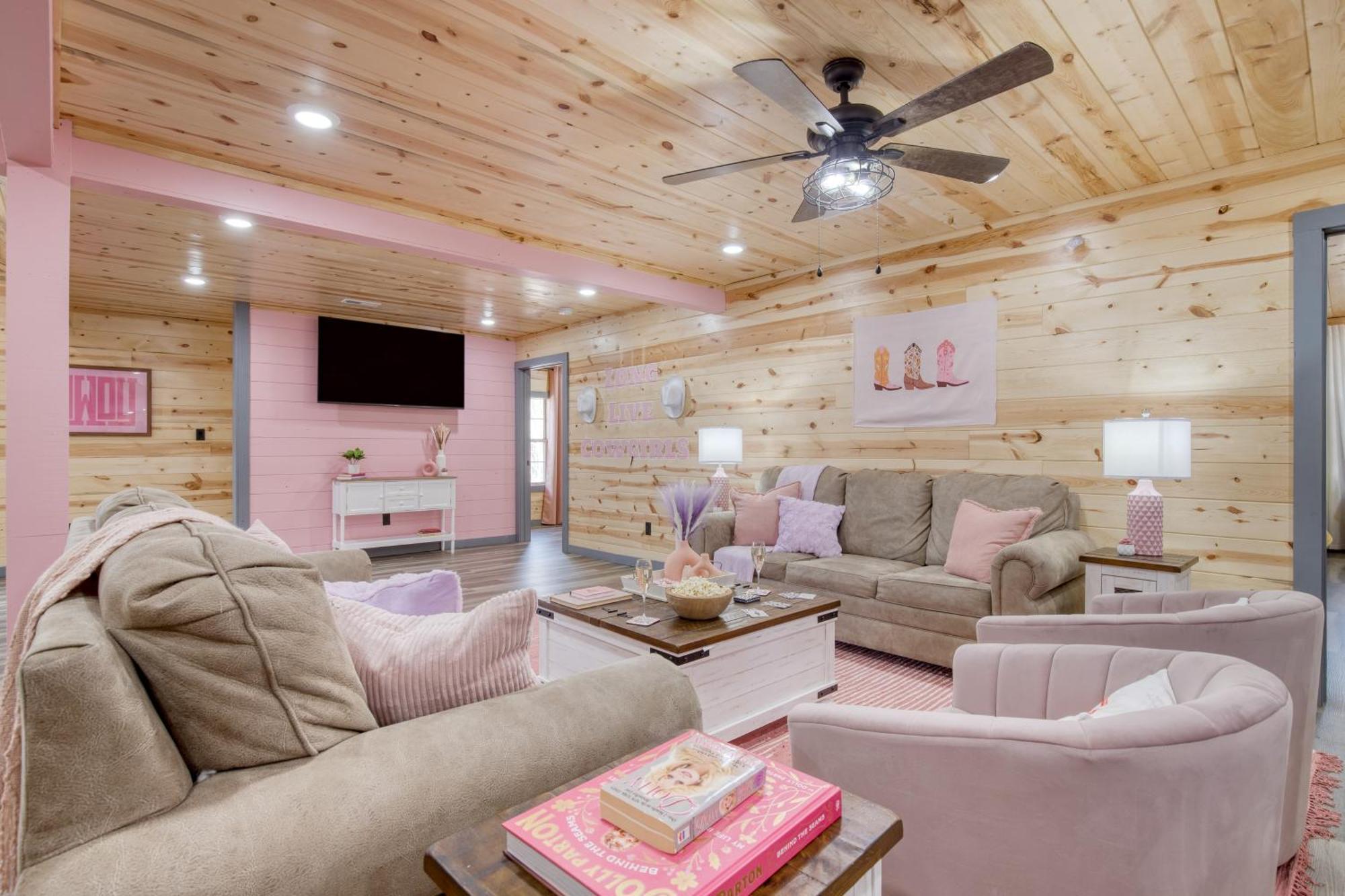Pink Pines Avantstay Luxury Aesthetic Dream Home Indoor Pool Hot Tub Pigeon Forge Exteriör bild