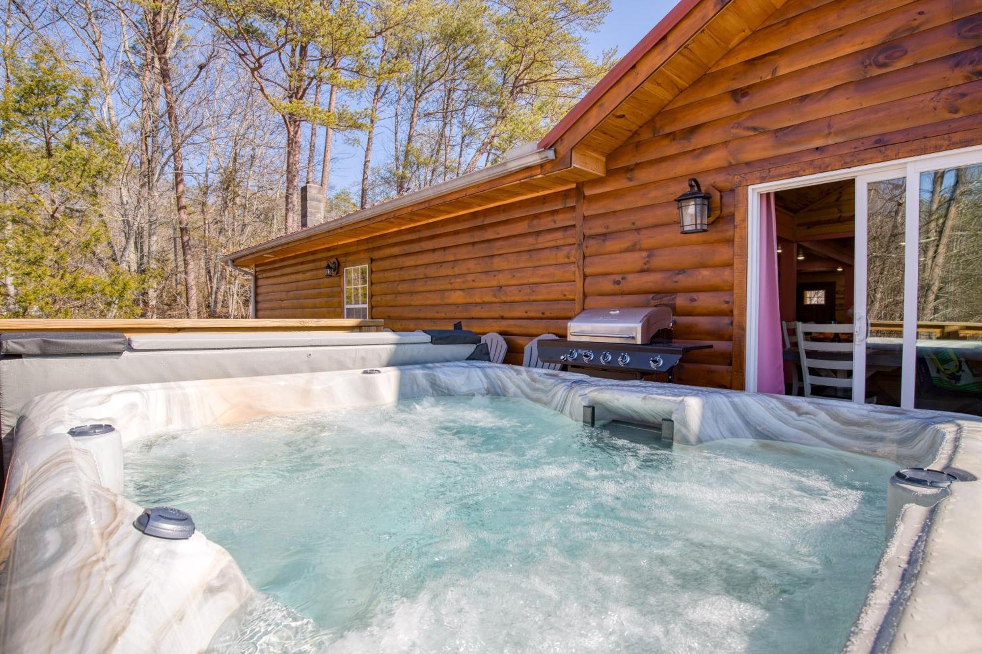 Pink Pines Avantstay Luxury Aesthetic Dream Home Indoor Pool Hot Tub Pigeon Forge Exteriör bild