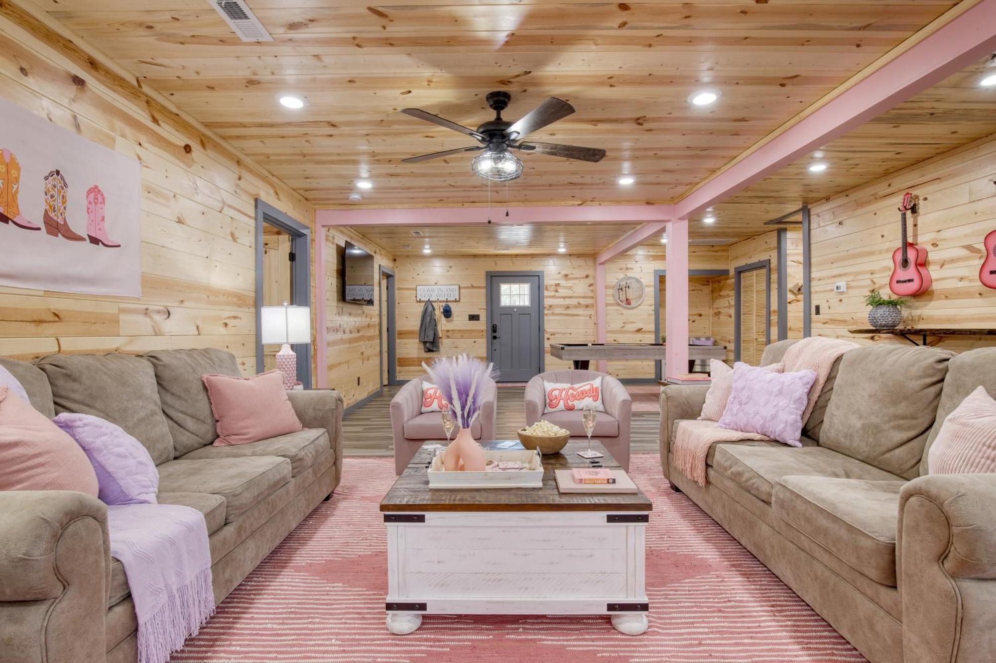 Pink Pines Avantstay Luxury Aesthetic Dream Home Indoor Pool Hot Tub Pigeon Forge Exteriör bild