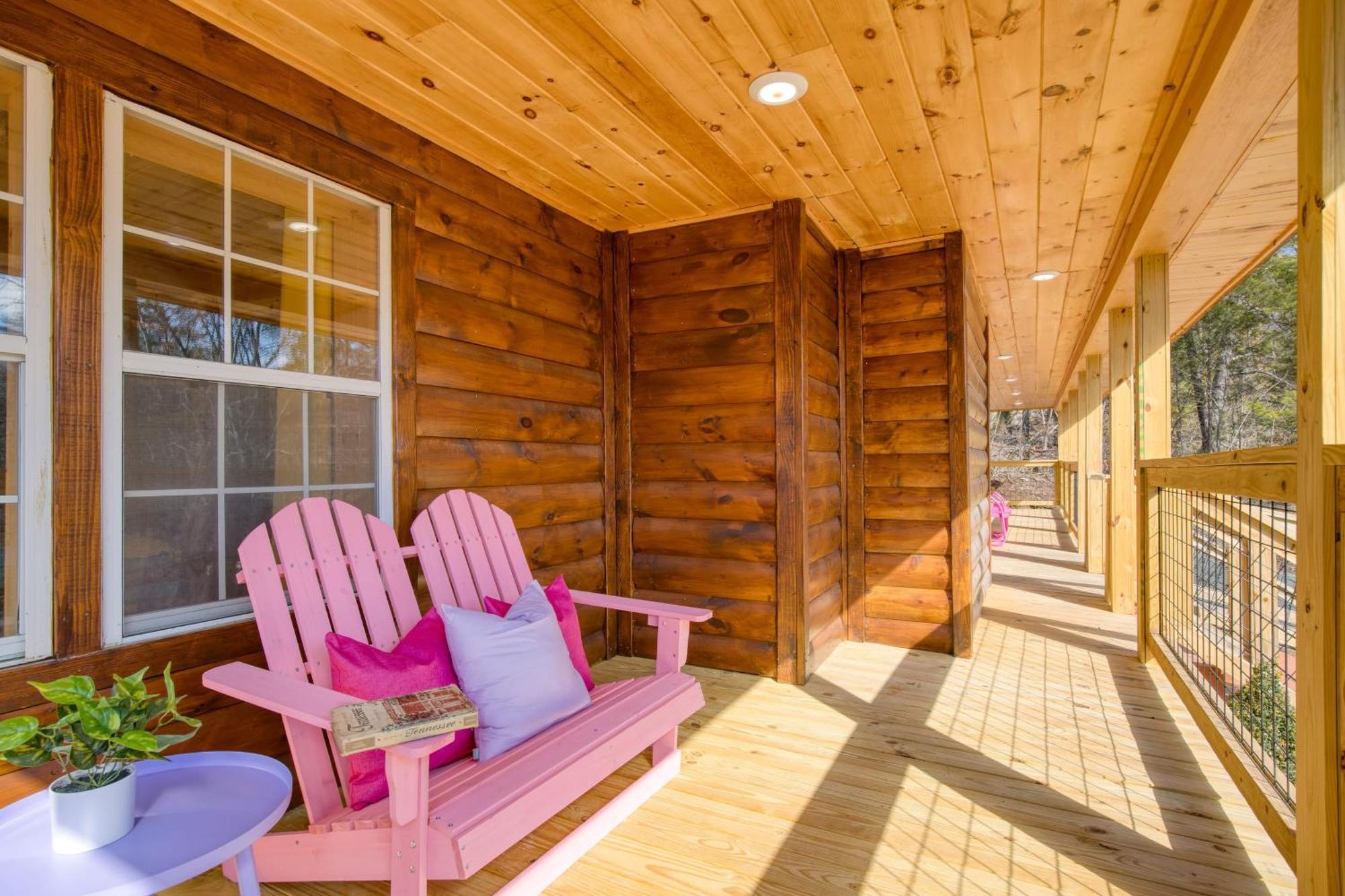 Pink Pines Avantstay Luxury Aesthetic Dream Home Indoor Pool Hot Tub Pigeon Forge Exteriör bild