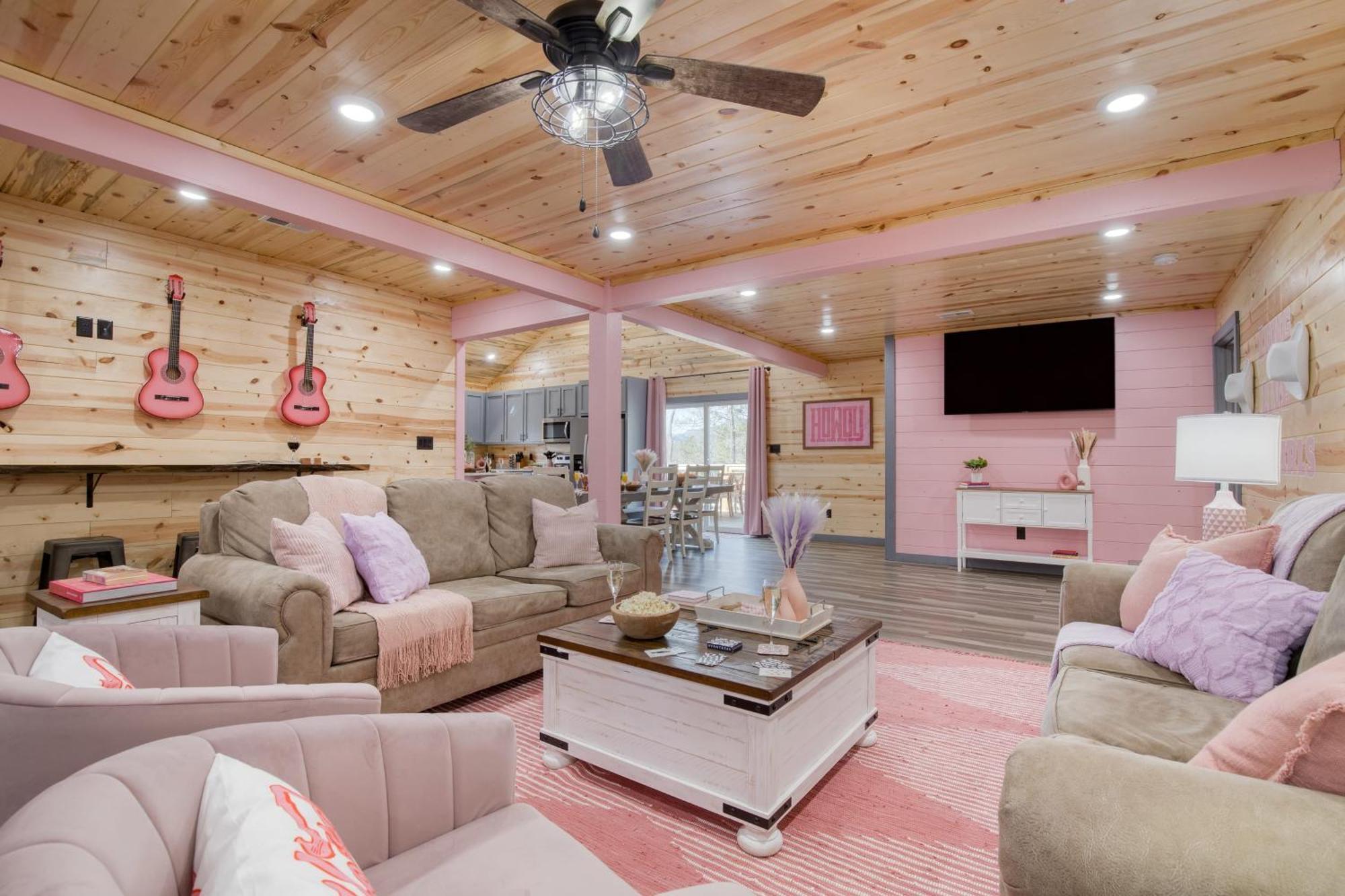 Pink Pines Avantstay Luxury Aesthetic Dream Home Indoor Pool Hot Tub Pigeon Forge Exteriör bild